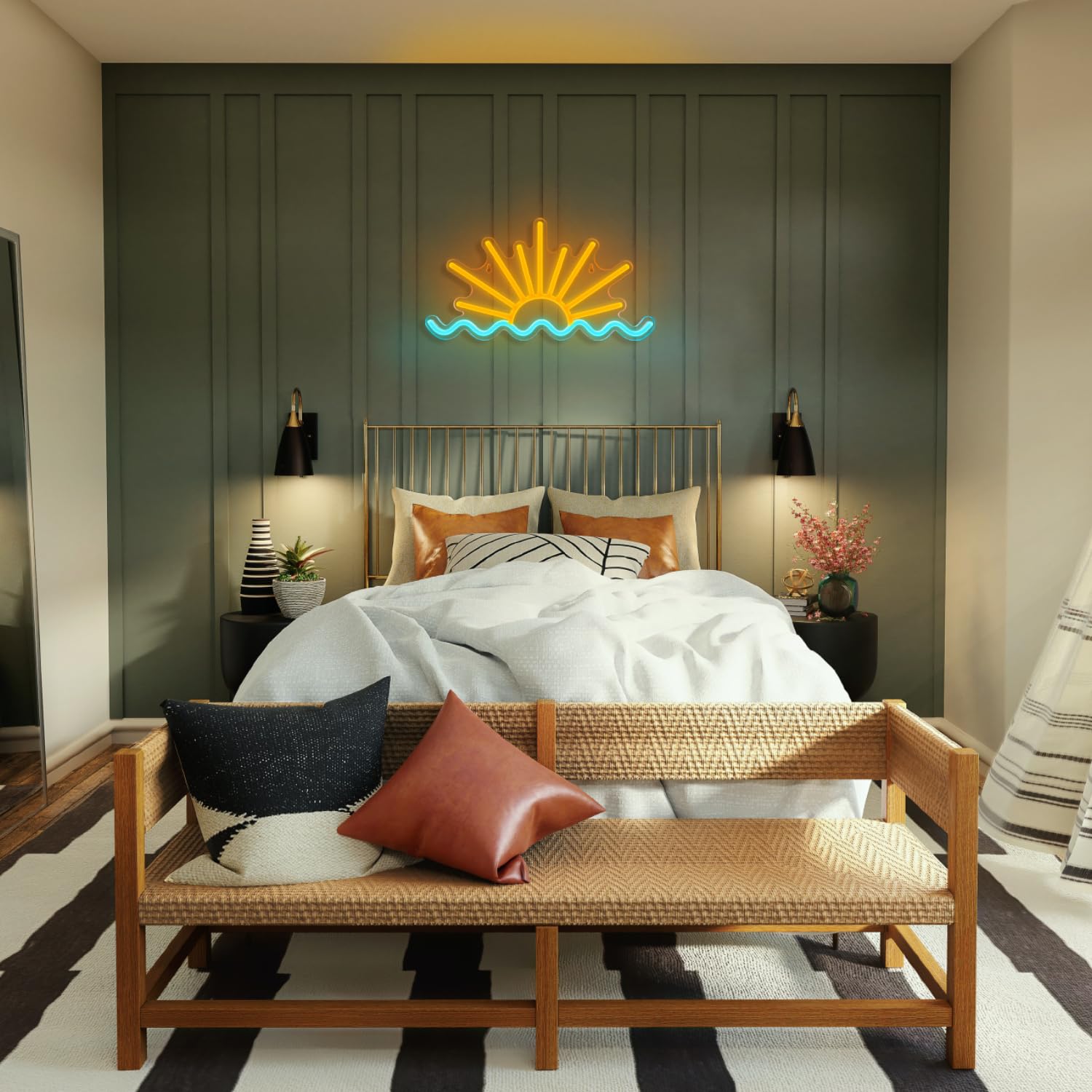 VIKLIU Sunset Neon Sign makes a thoughtful gift for special occasions.