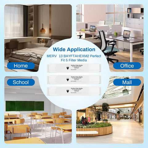 Durable Vikua MERV 13 media designed for long-lasting use