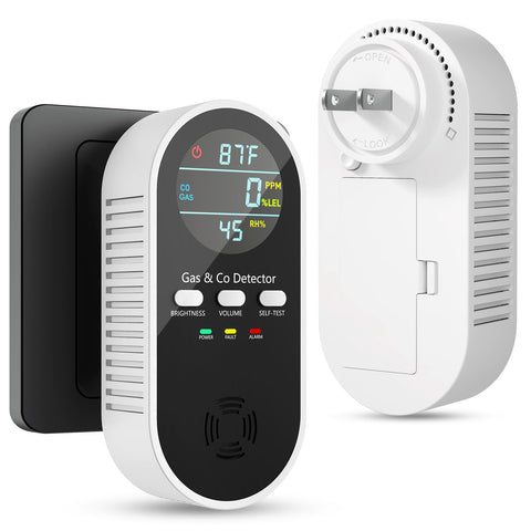 Vilfet 5-in-1 detector front view with HD display for real-time monitoring.