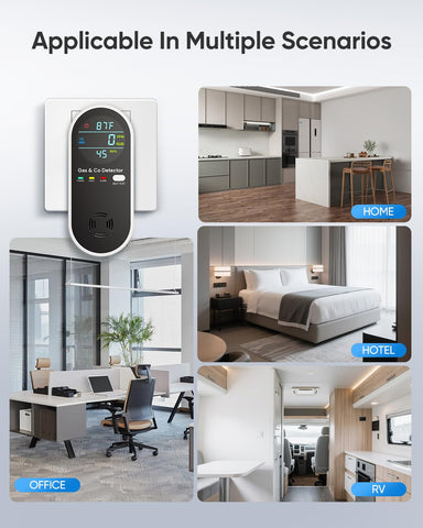 Vilfet ambient temperature and humidity sensor display for room conditions