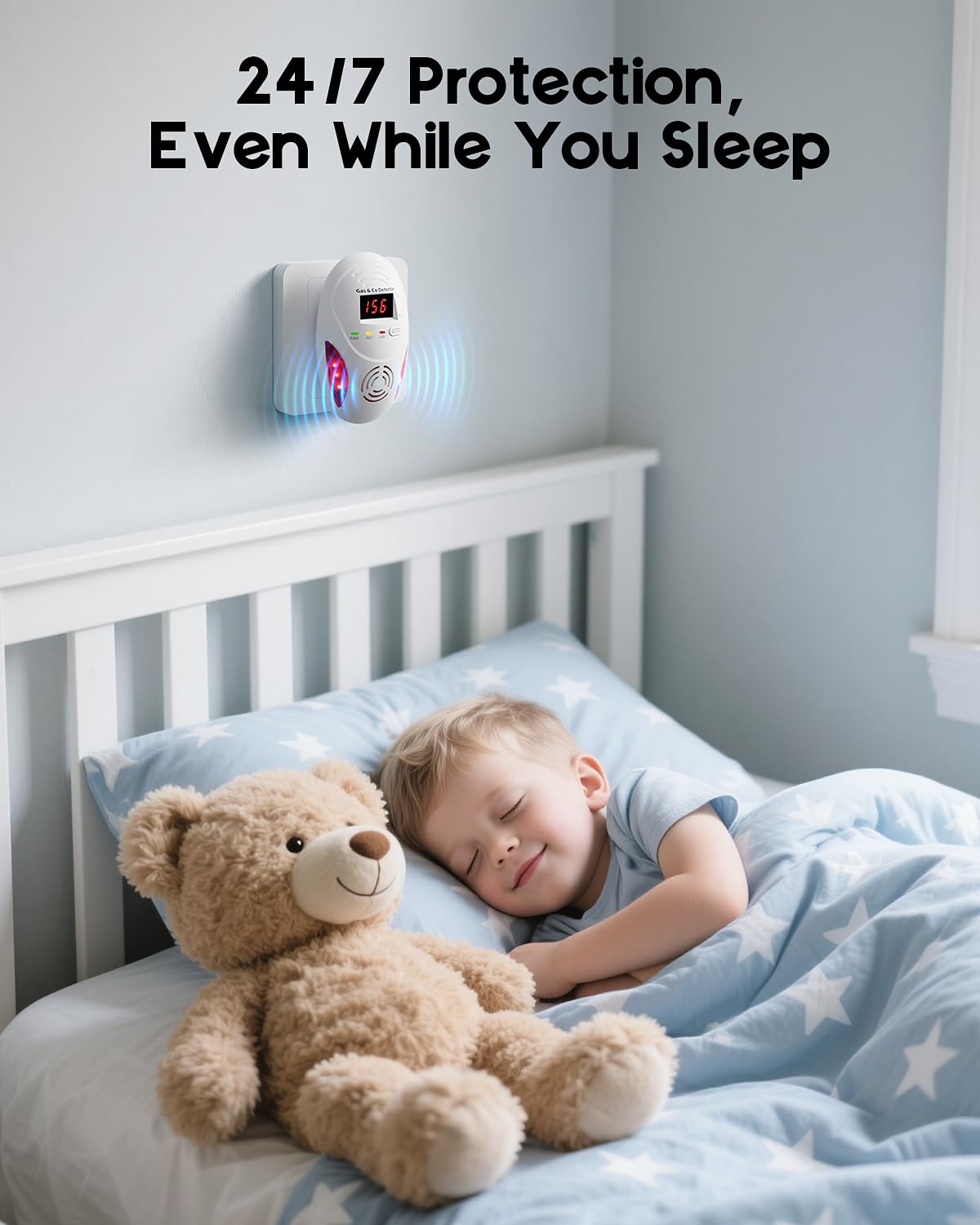 Vilfet energy-saving plug-in detector reduces standby power.