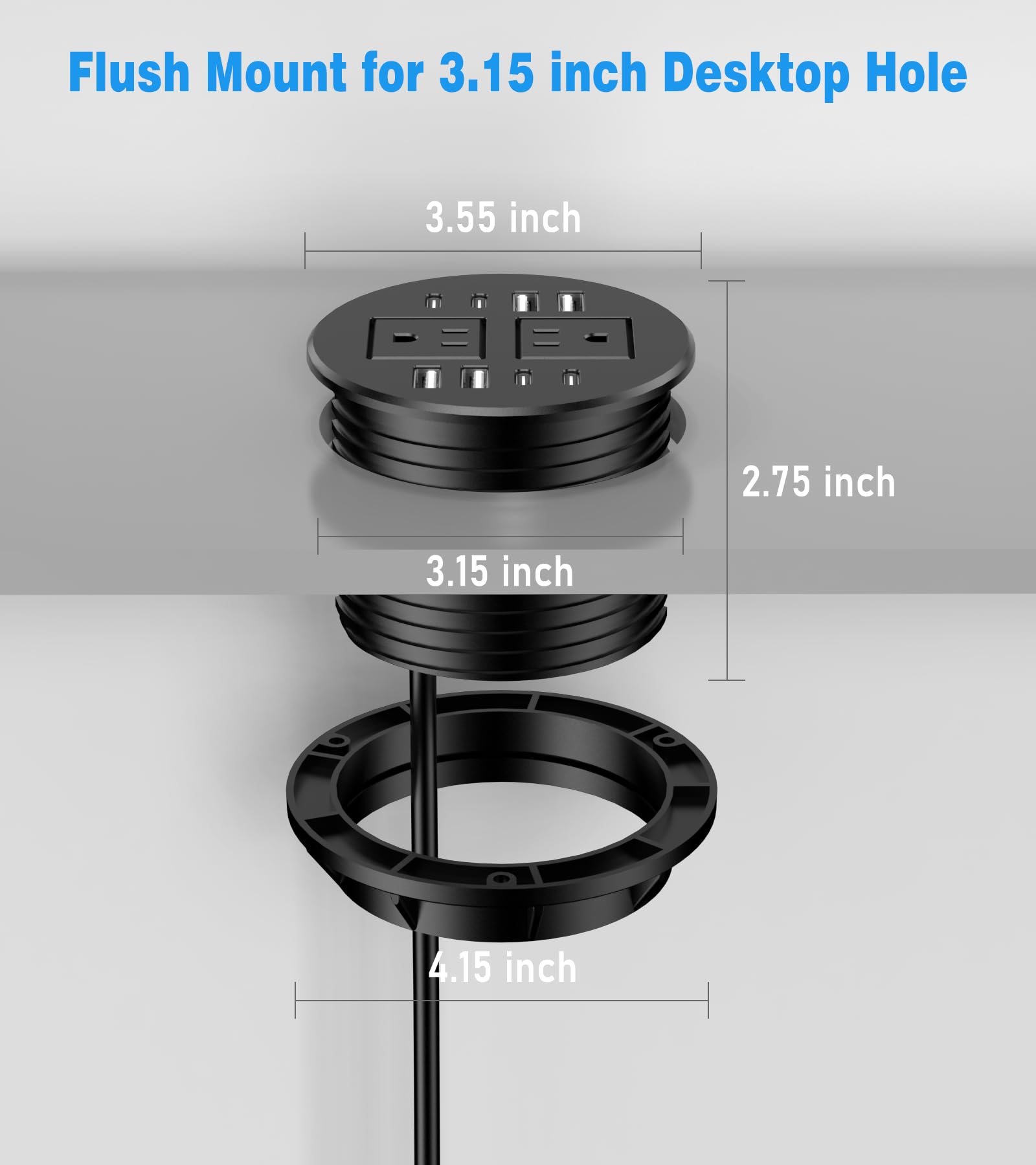 Vilong locking ring illustrates secure, quick installation for a tidy setup