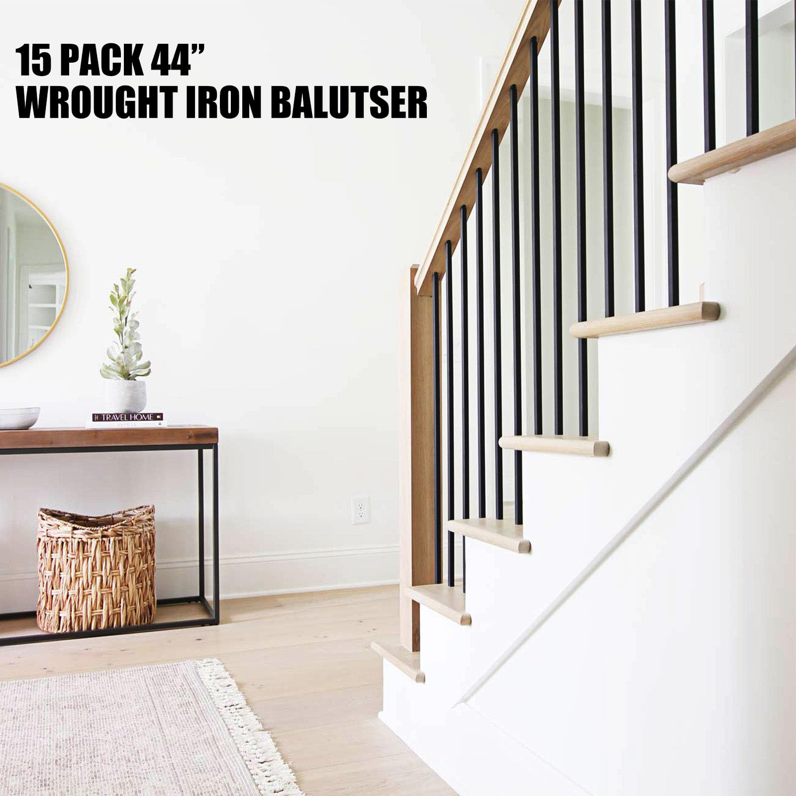 Vilstomes balusters complement modern railing designs for a sleek look