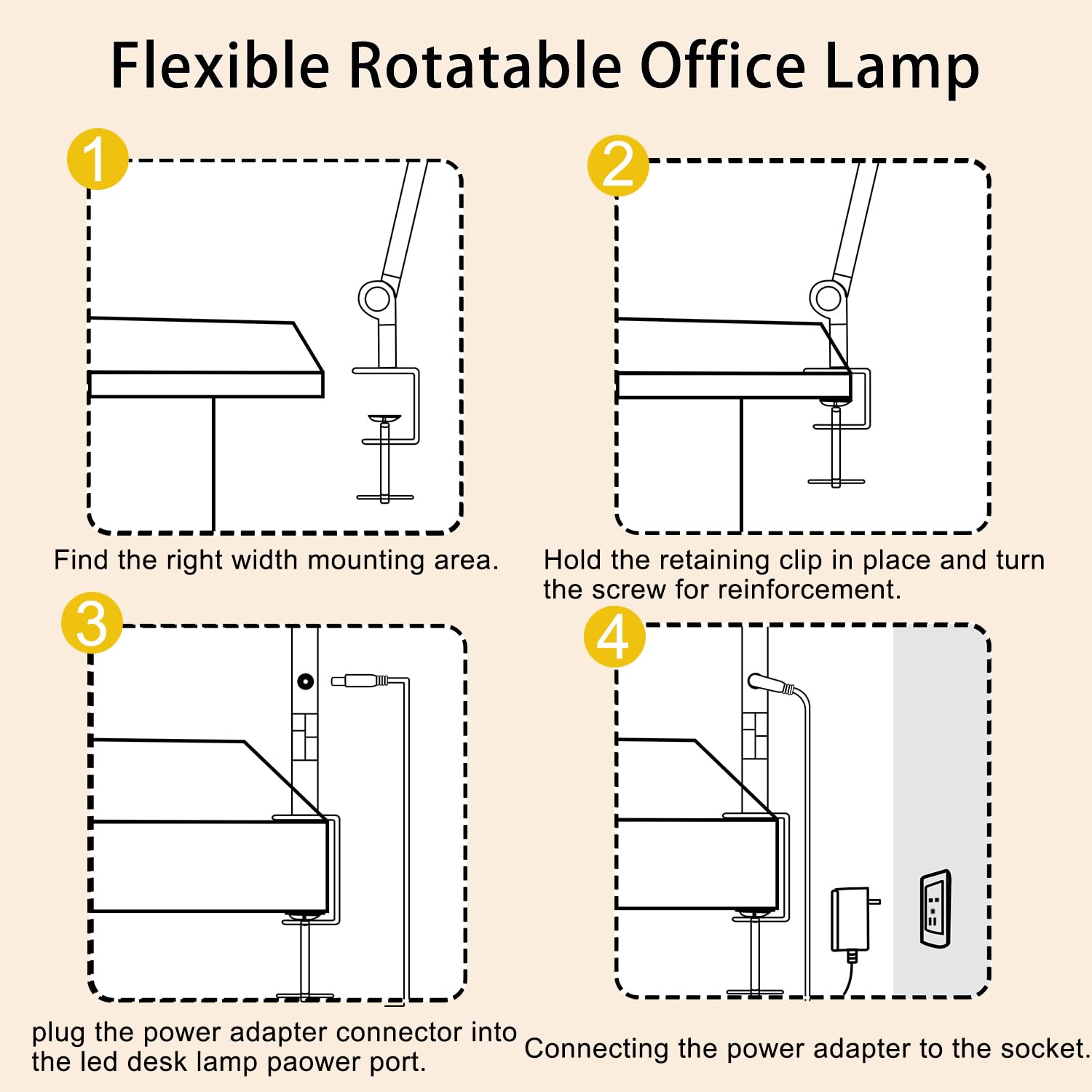 Vimeepro desk lamp touch controls for easy brightness and color adjustments.