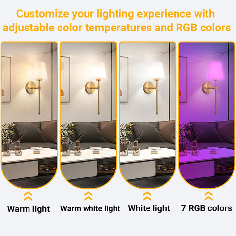 Vimhou 360-degree light fills the shade for even illumination.