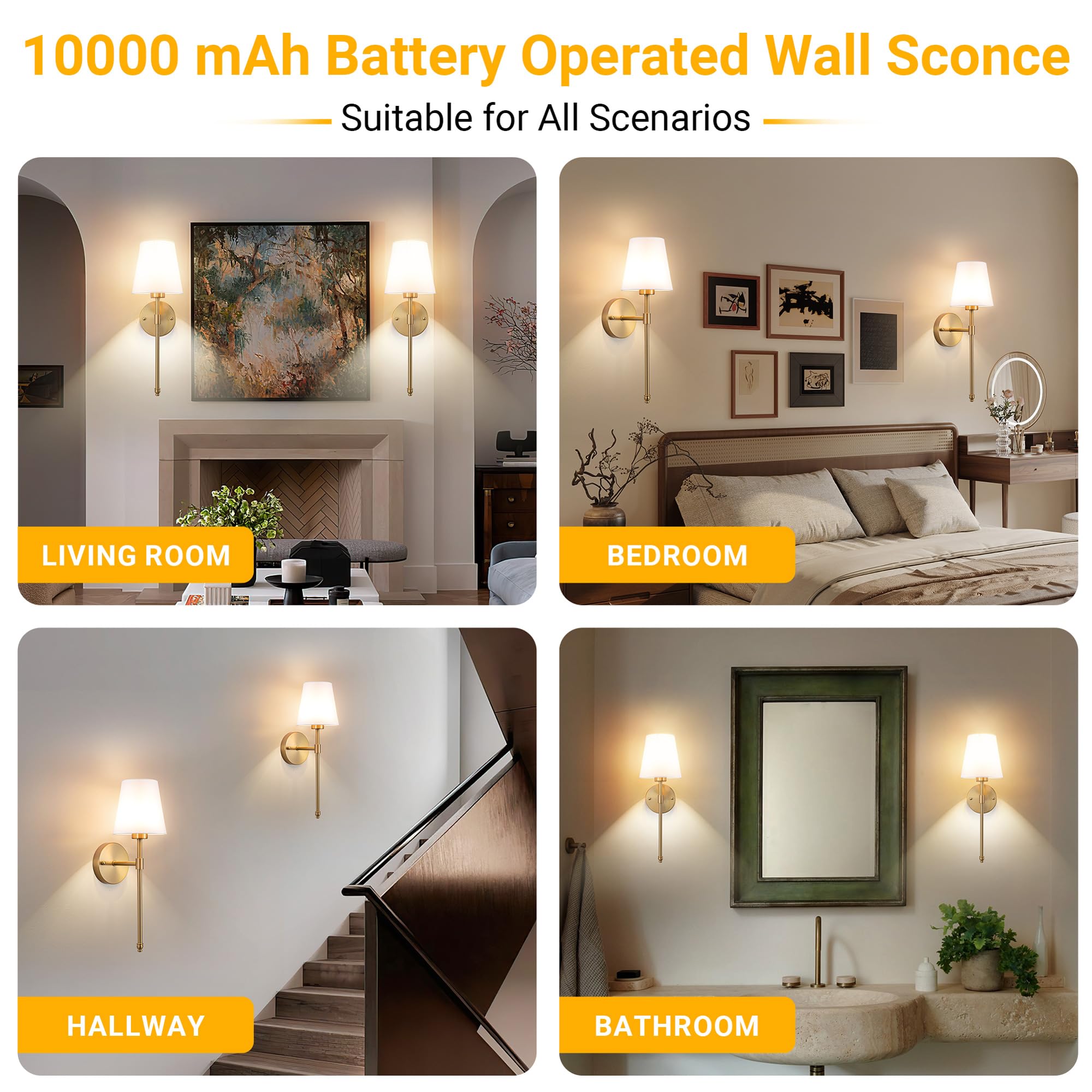 Vimhou adhesive wall mount keeps renters safe from drilling.