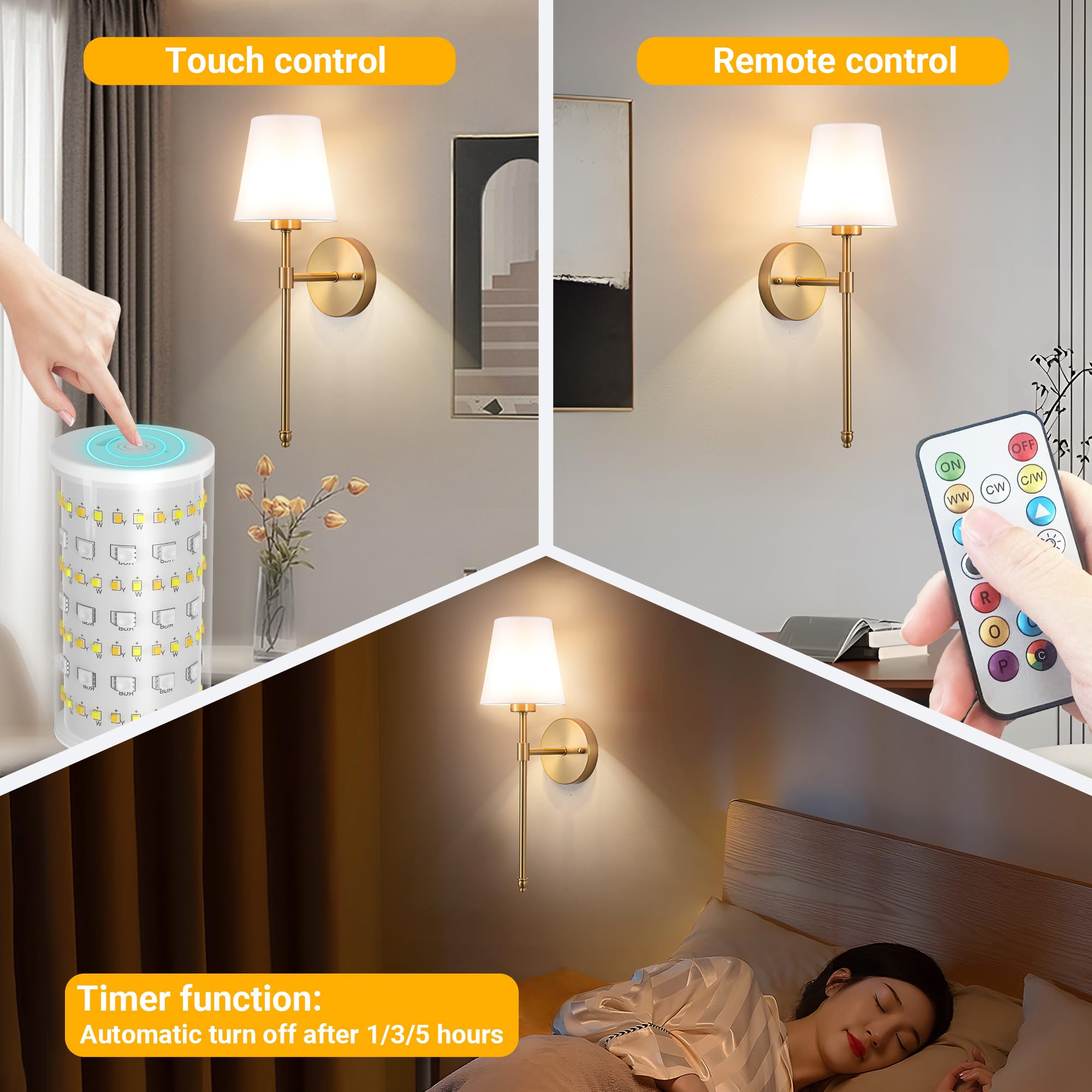 Vimhou bedroom wall decor creates cozy, inviting ambiance.