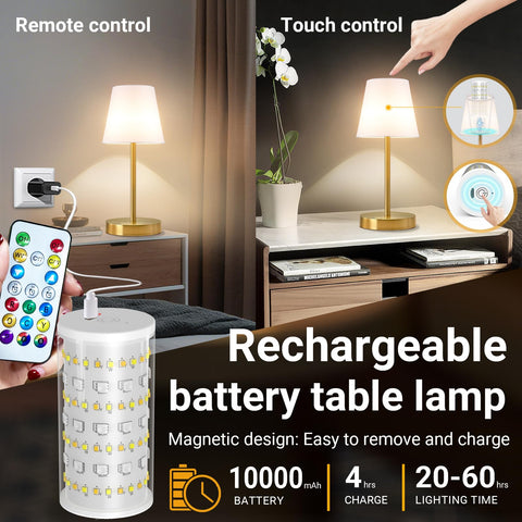 Vimhou 10000mAh battery powered lamp suitable for long use.
