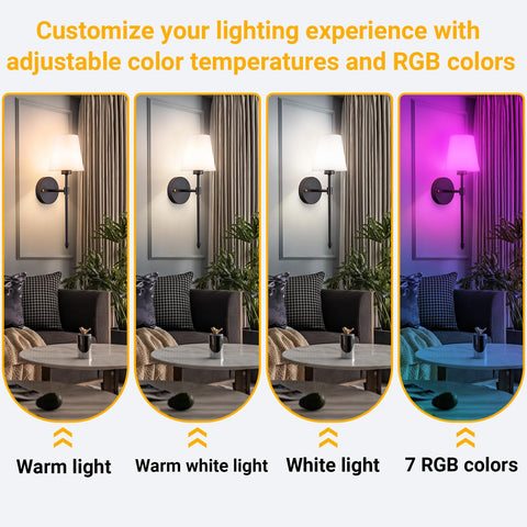 Vimhou remote control RGB dimmable features for mood lighting