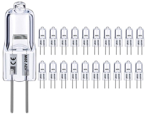 Vinaco G4 bulb 12V warm-white emits cozy cabinet lighting.