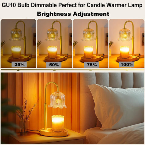Vinaco GU10 120V 25W bulb retro design view for classic decor