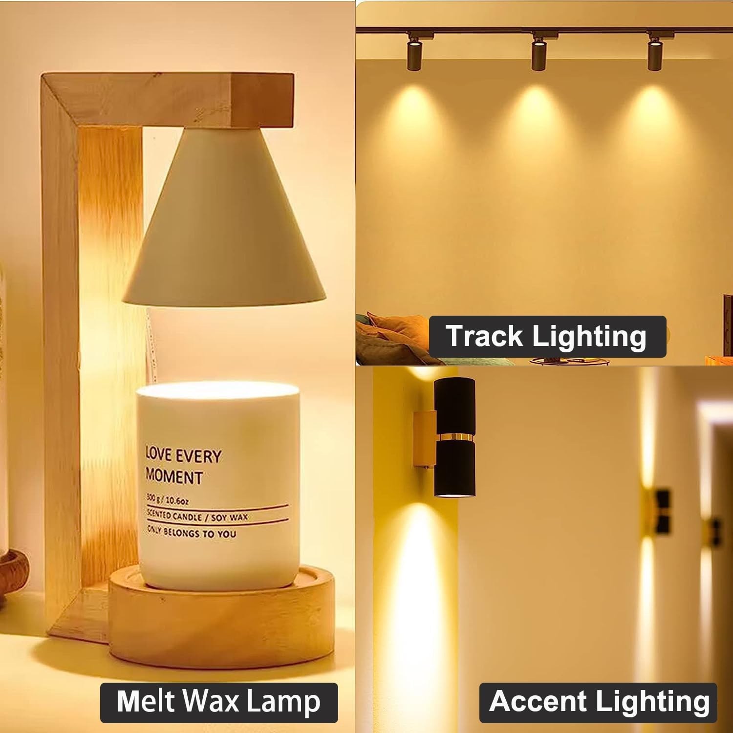 Vinaco GU10 bulbs are flicker-free and mercury-free for safe lighting