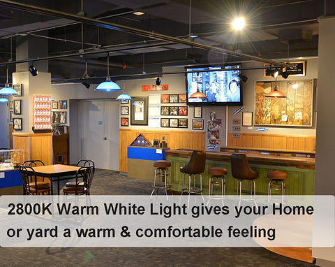 Vinaco PAR30 dimmable flood light lets you set the mood precisely.