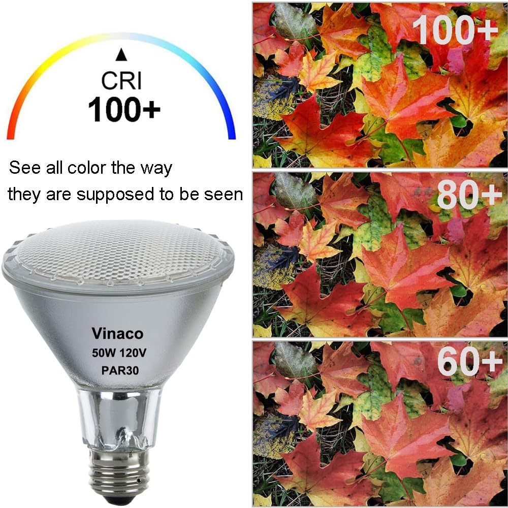 Vinaco PAR30 Flood 50W suited for indoor living and retail