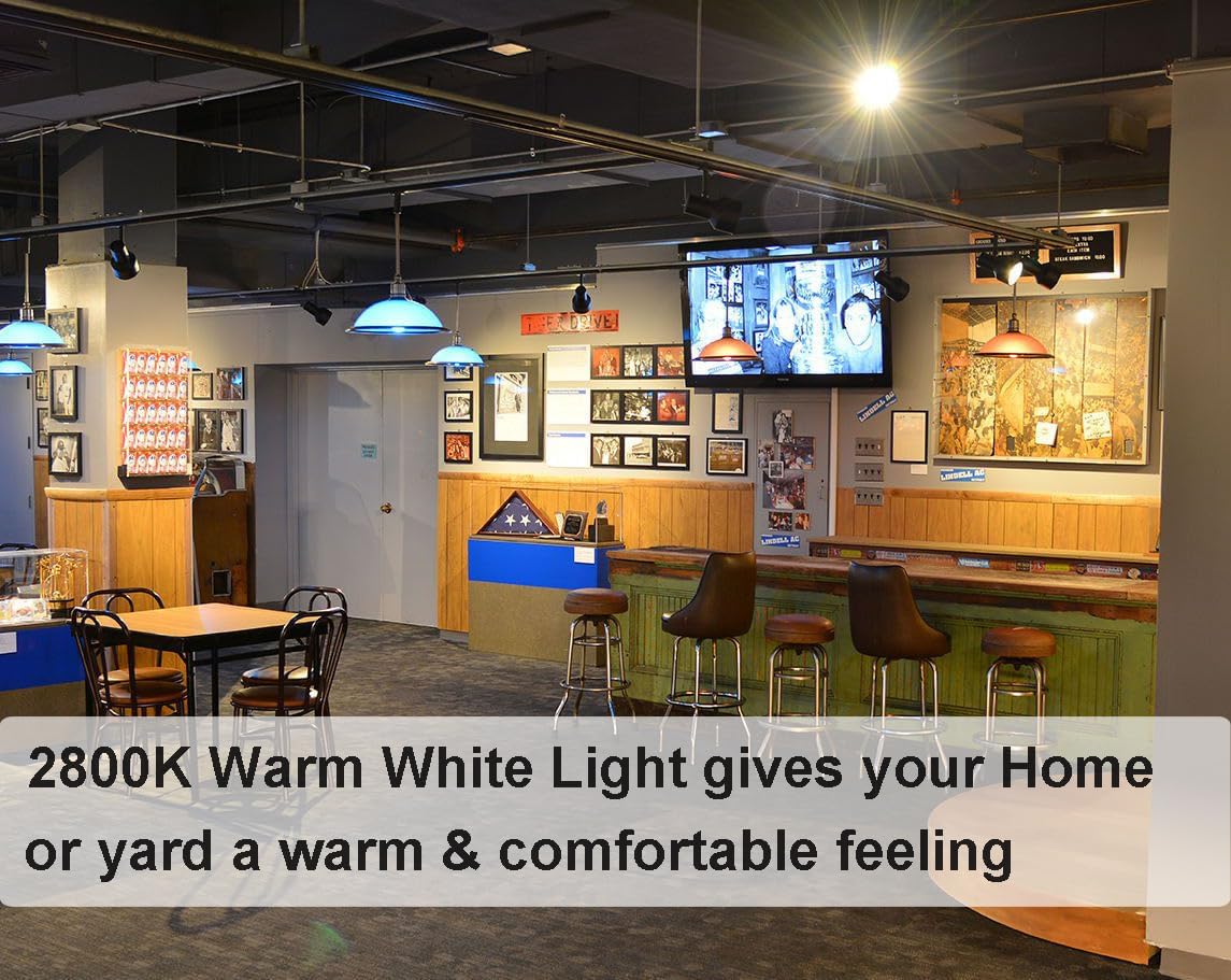 Vinaco warm white 2800K PAR30L provides cozy, inviting illumination.