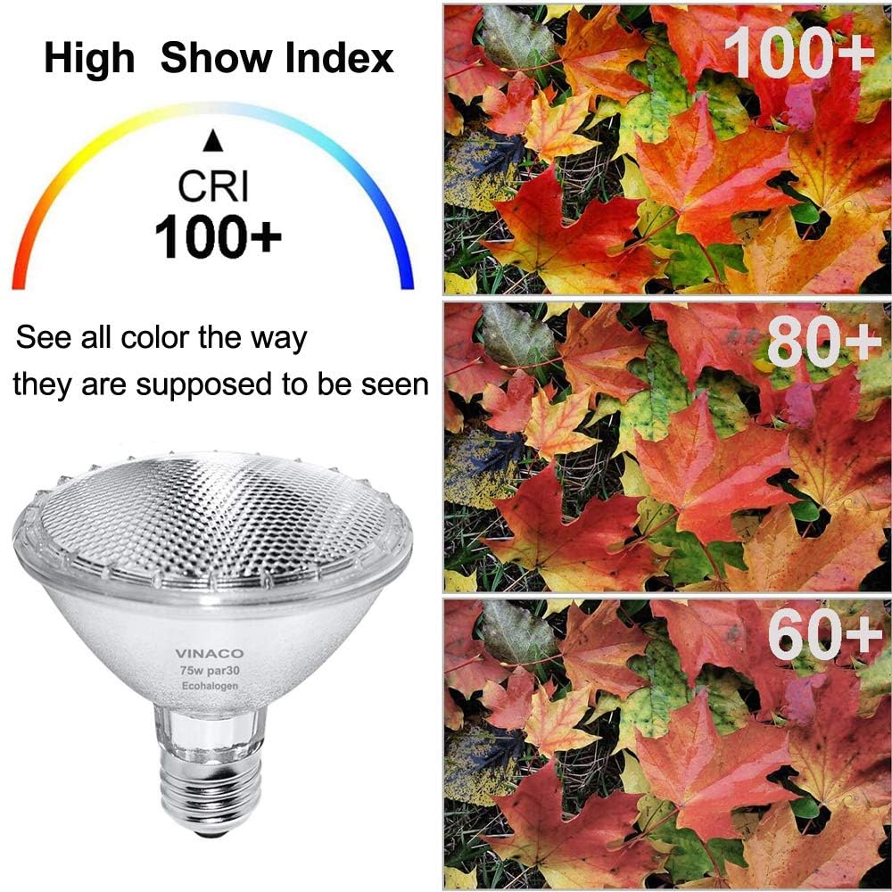 Vinaco Par30 warm white 3000K bulb for cozy ambience.