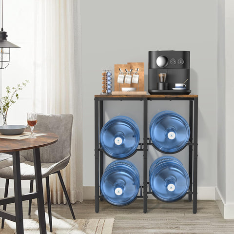 VINAEMO four-slot rack fits four 5-gallon jugs