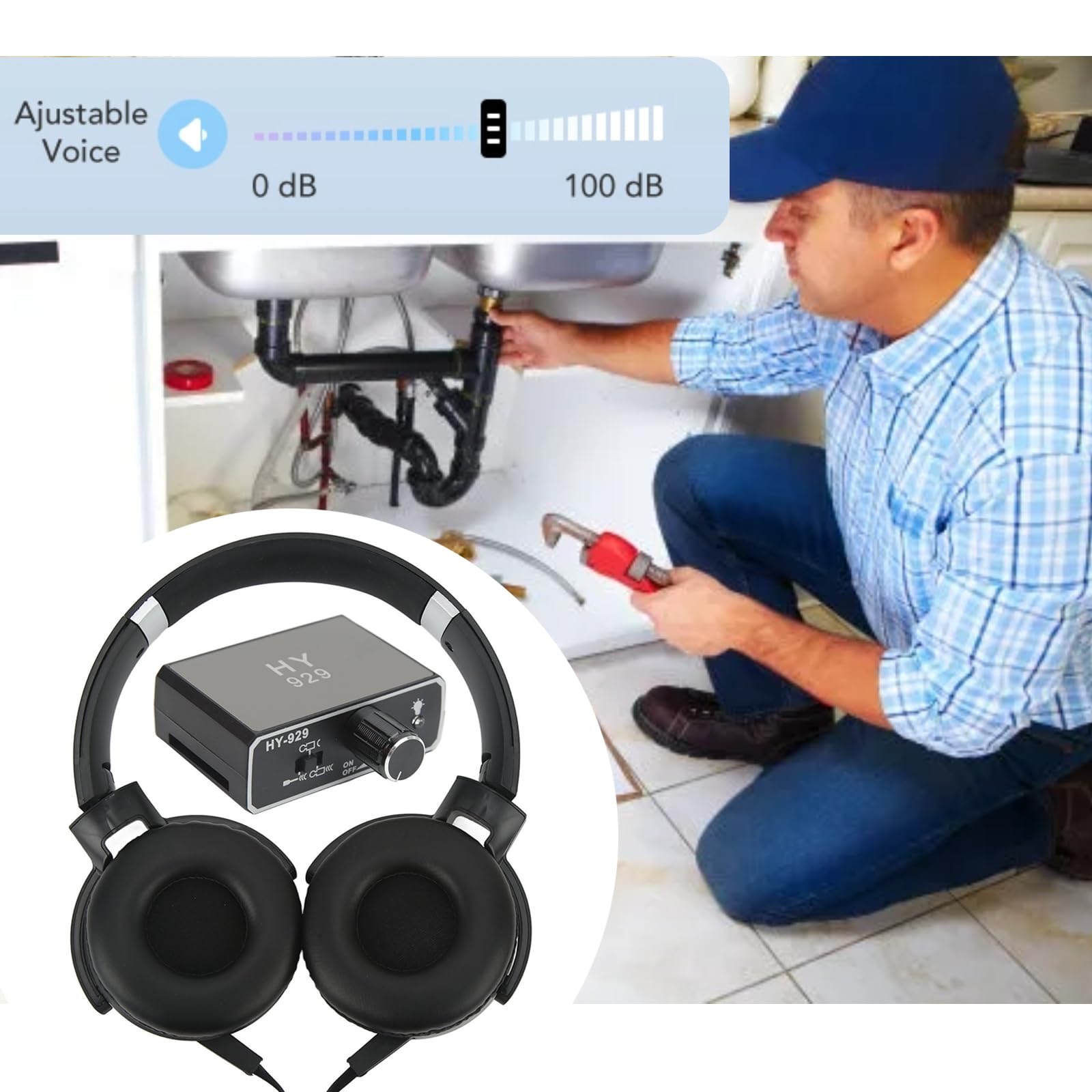 VINGVO dual-probe underground pipe test kit in action shows versatile probing options.