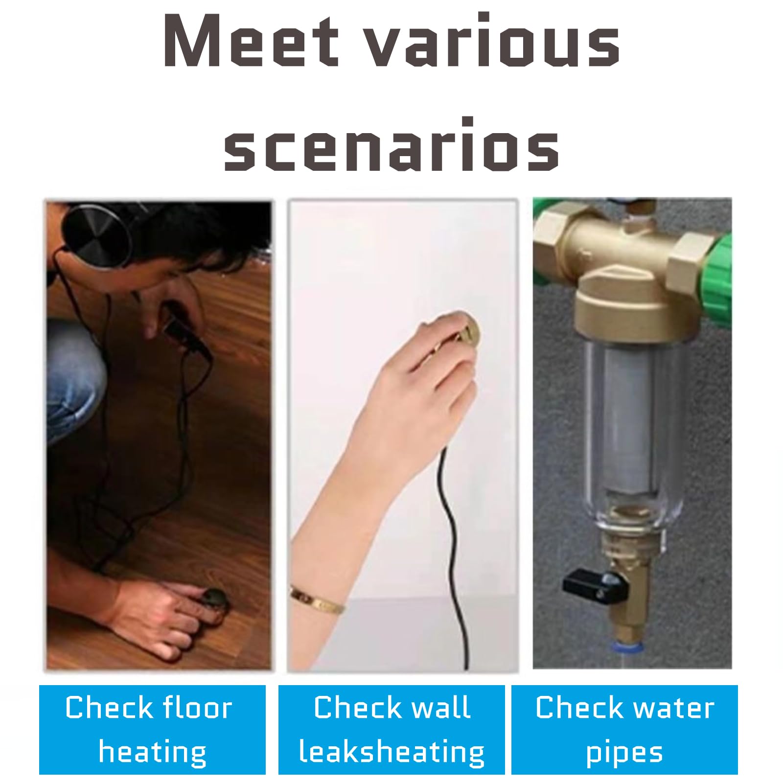 VINGVO headsets provide high-definition sound for precise leak cues.