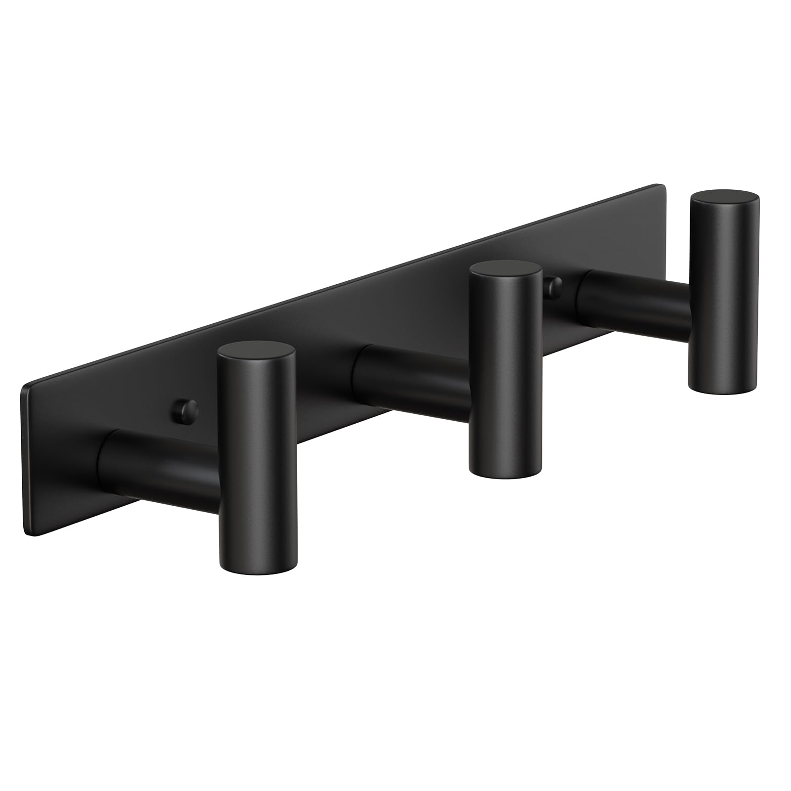 VINHOLD three-hook wall mount coat rack holding jackets and bags