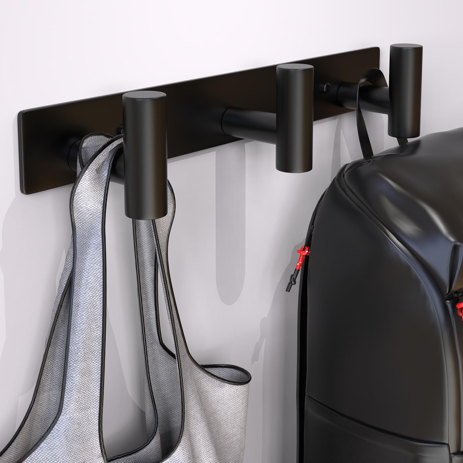 VINHOLD stainless steel wall rack close-up shows premium finish