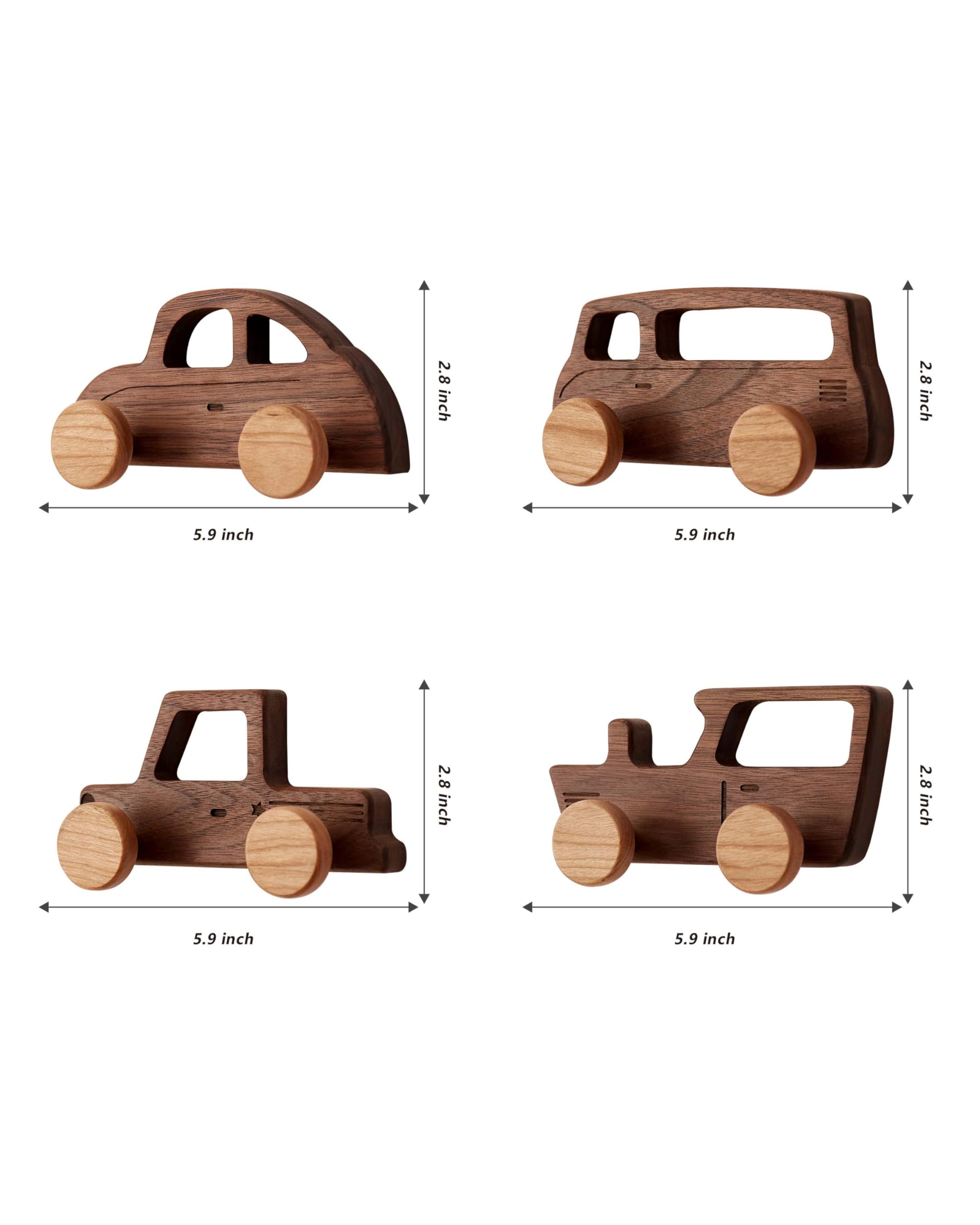 Vinoil walnut car hook tidy for hats in kid’s room