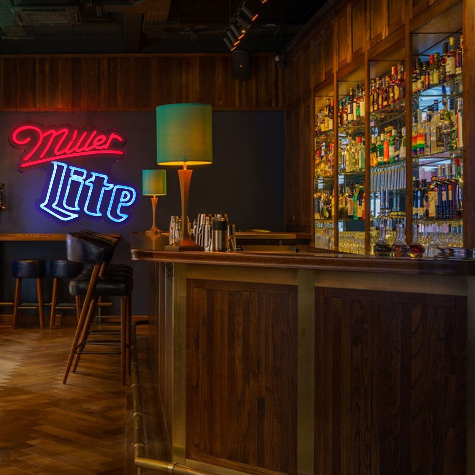 Vinray Miller neon sign uses energy-saving LED lighting for long-term use.