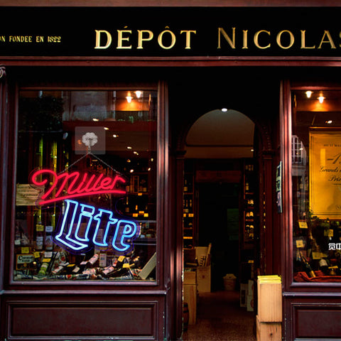 Vinray Miller neon sign casts a soft ambience ideal for relaxing evenings.