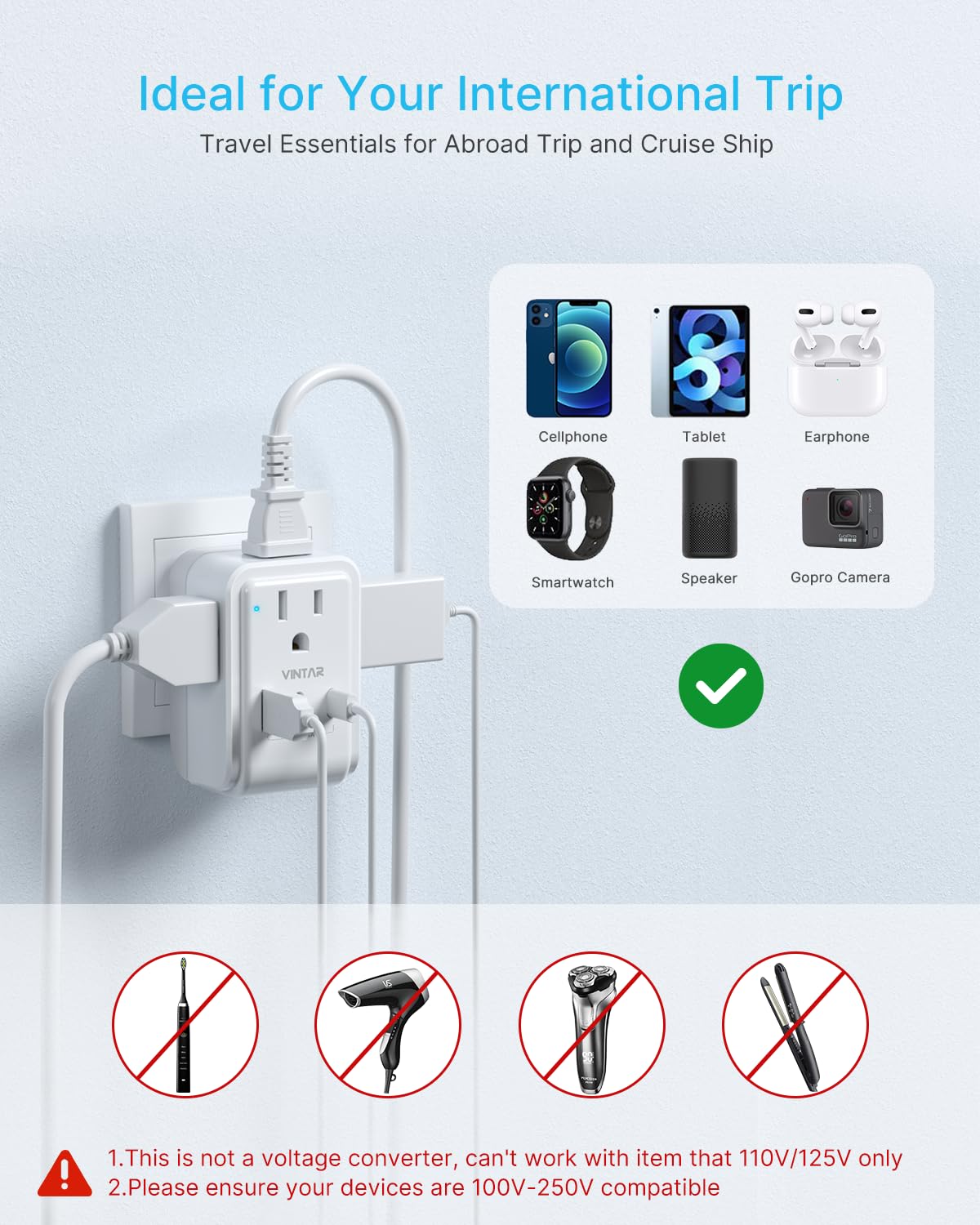 VINTAR 12-month warranty noted, reassuring support after purchase.