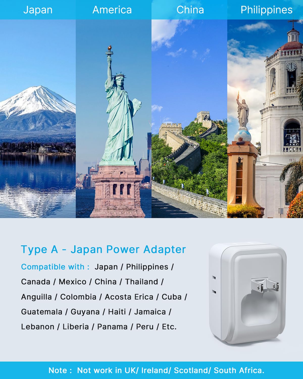 VINTAR 4-side design highlighted, enabling simultaneous charging without blocking outlets.