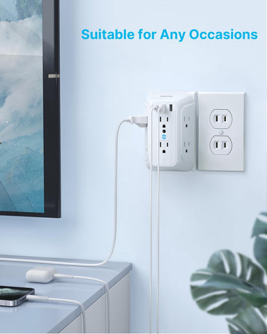 VINTAR 900 joules surge protector with indicator light.