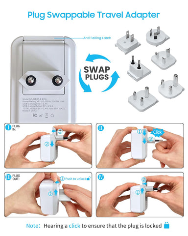 VINTAR storage bag included to protect the adapter during travel.