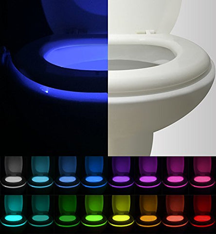 VINTAR toilet night light with 170-degree coverage for wide bathroom visibility.