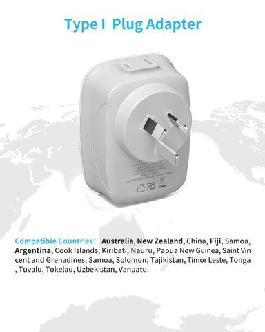 VINTAR USB-C port on adapter enables convenient USB-C charging anywhere.