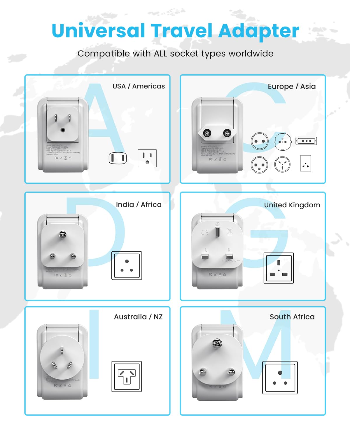 VINTAR adapter offers two USB-C ports and one USB-A for simultaneous charging.