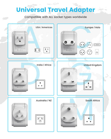 VINTAR adapter offers two USB-C ports and one USB-A for simultaneous charging.