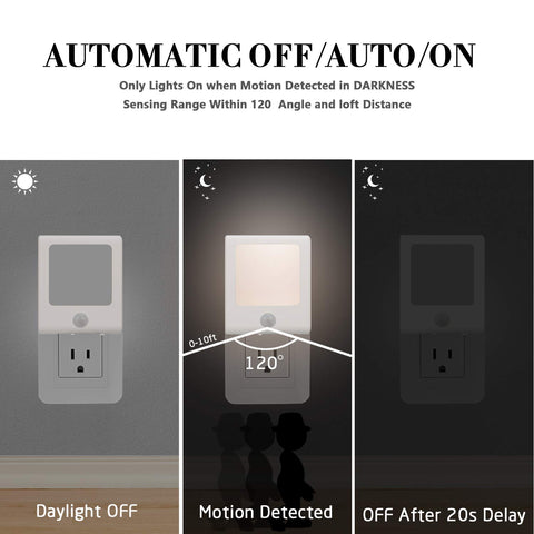 VINTAR dimmable warm white night light with adjustable brightness for comfortable nights