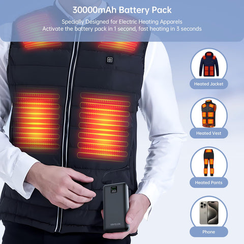 VINTELEIN Li-polymer safety system guards against overheating and overcharging.