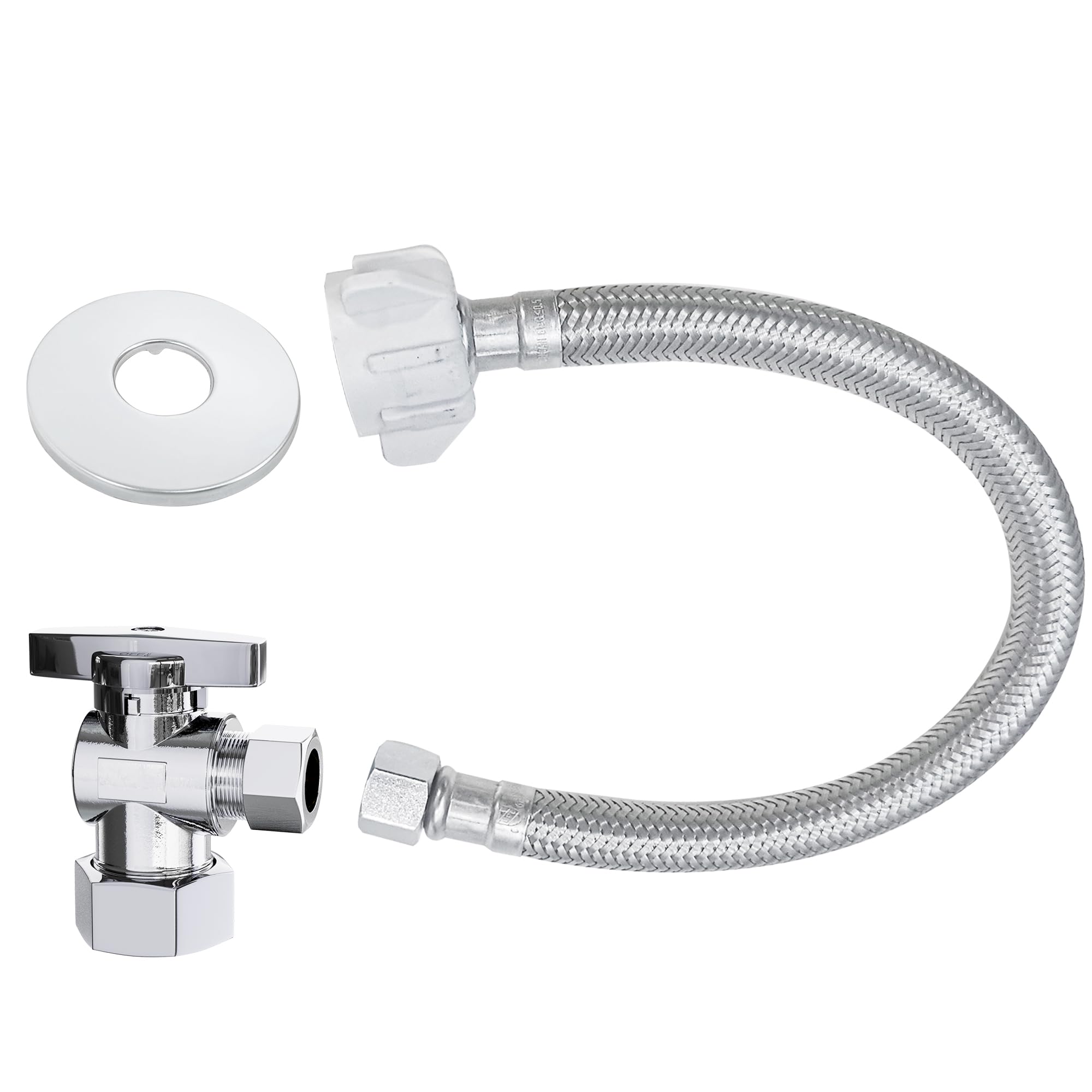VINTEX toilet connector 12inch stainless hose shows durable supply line.