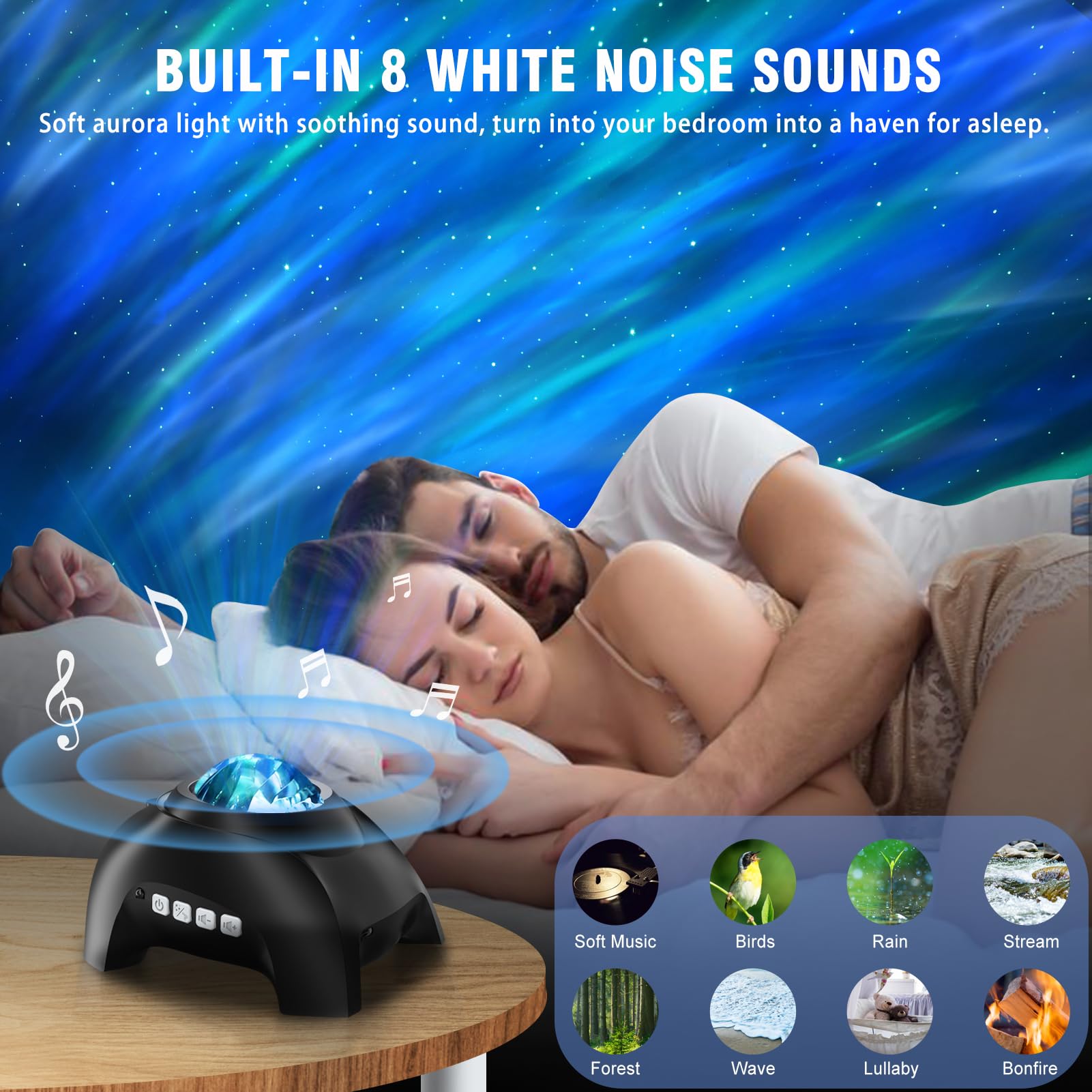 Vinwark remote control makes it easy to adjust color, brightness, and speed.