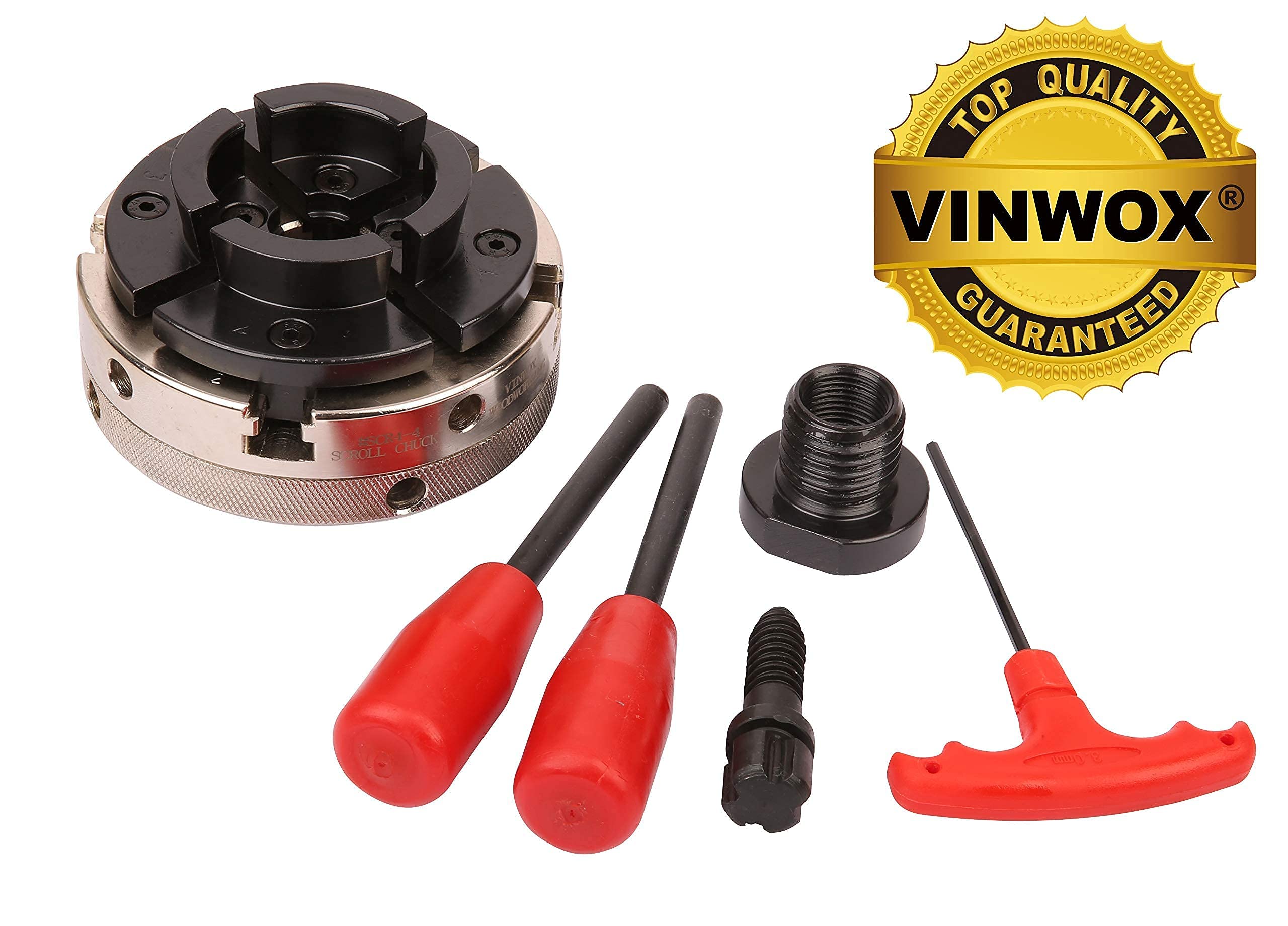 VINWOX center punch helps a clean center start.