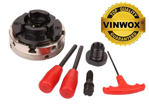 VINWOX center punch helps a clean center start.