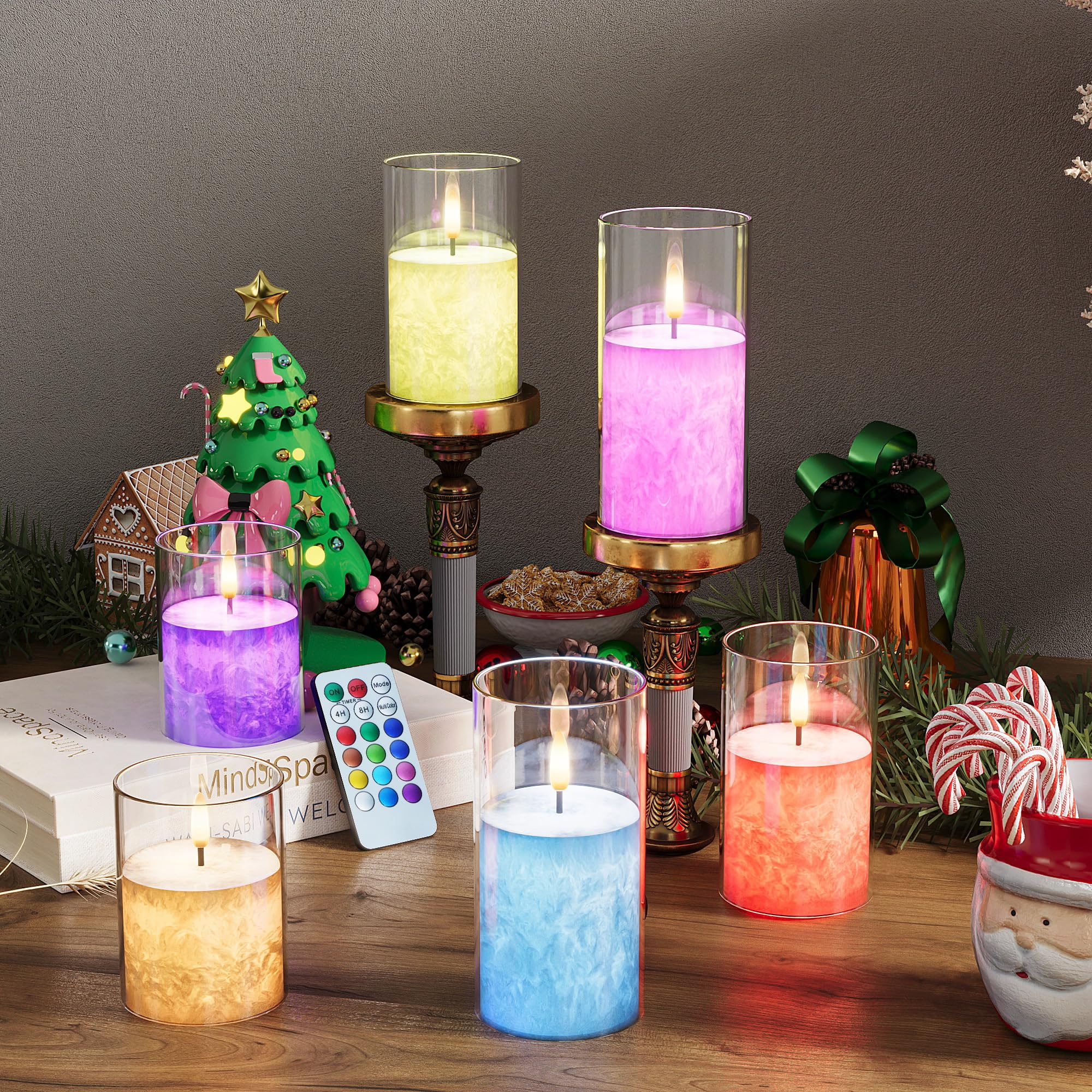 VIODAIM battery-powered candle offers safe, smoke-free ambiance for homes