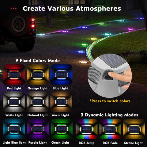 VIODAIM IP68 solar deck light demonstrates waterproof durability for outdoor use