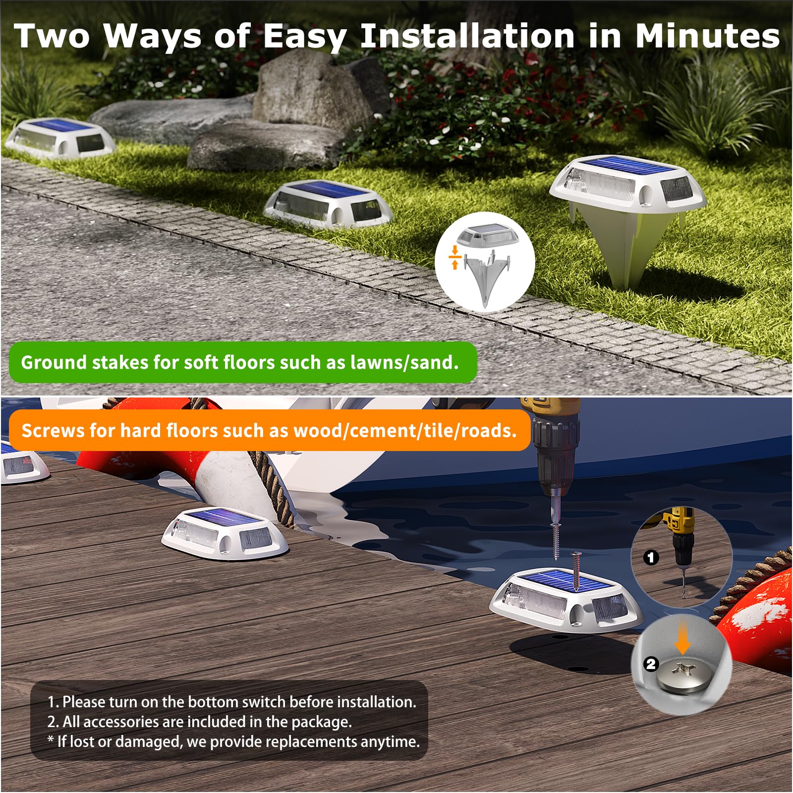 VIODAIM versatile outdoor use across docks decks driveways and gardens