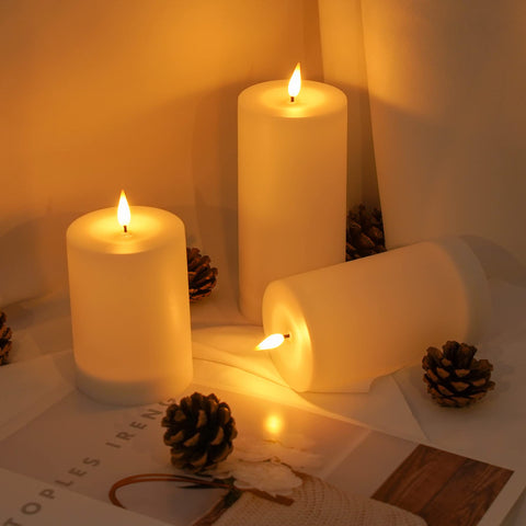 VIODAIM solar candles rechargeable battery delivers long runtime overnight