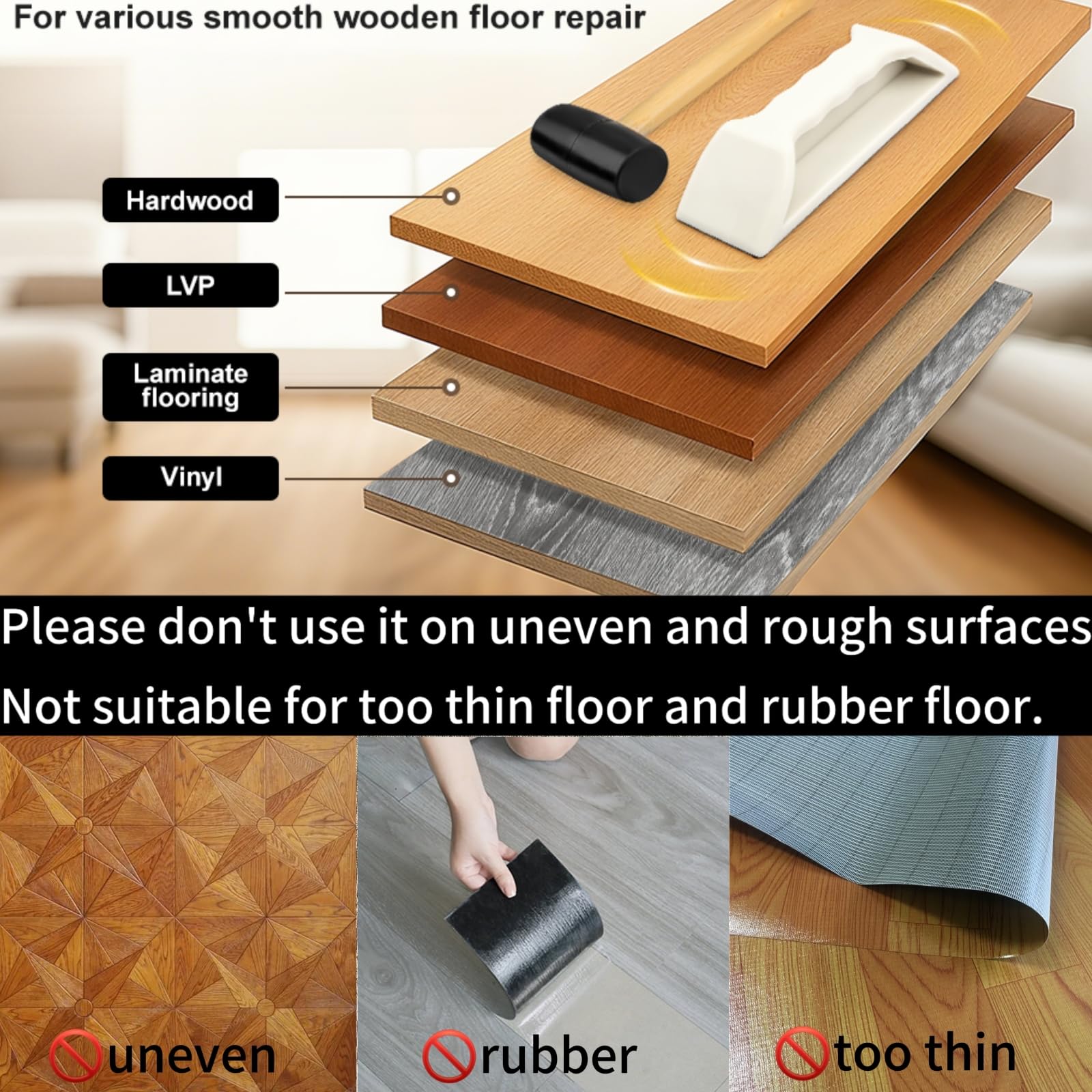 Violetfox Floor Gap Fixer is lightweight and compact for storage