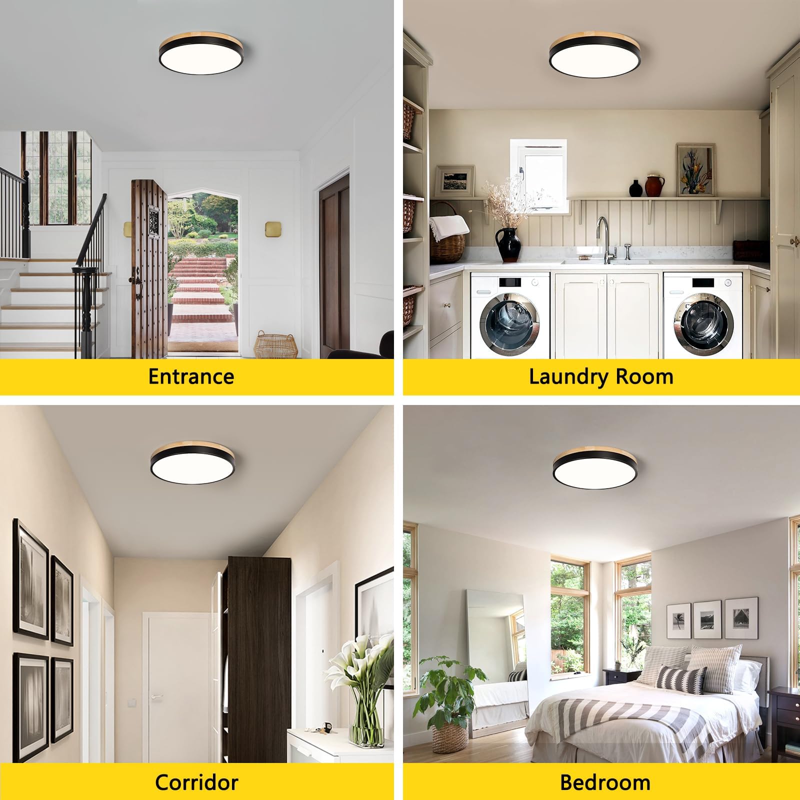 VIOLOEMI drum-shaped fixture adds understated elegance to any hallway