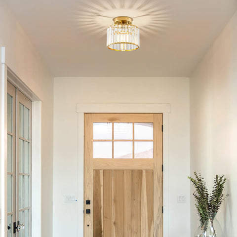 Violoemi modern ceiling light enhances bathrooms and bedrooms with ambient glow