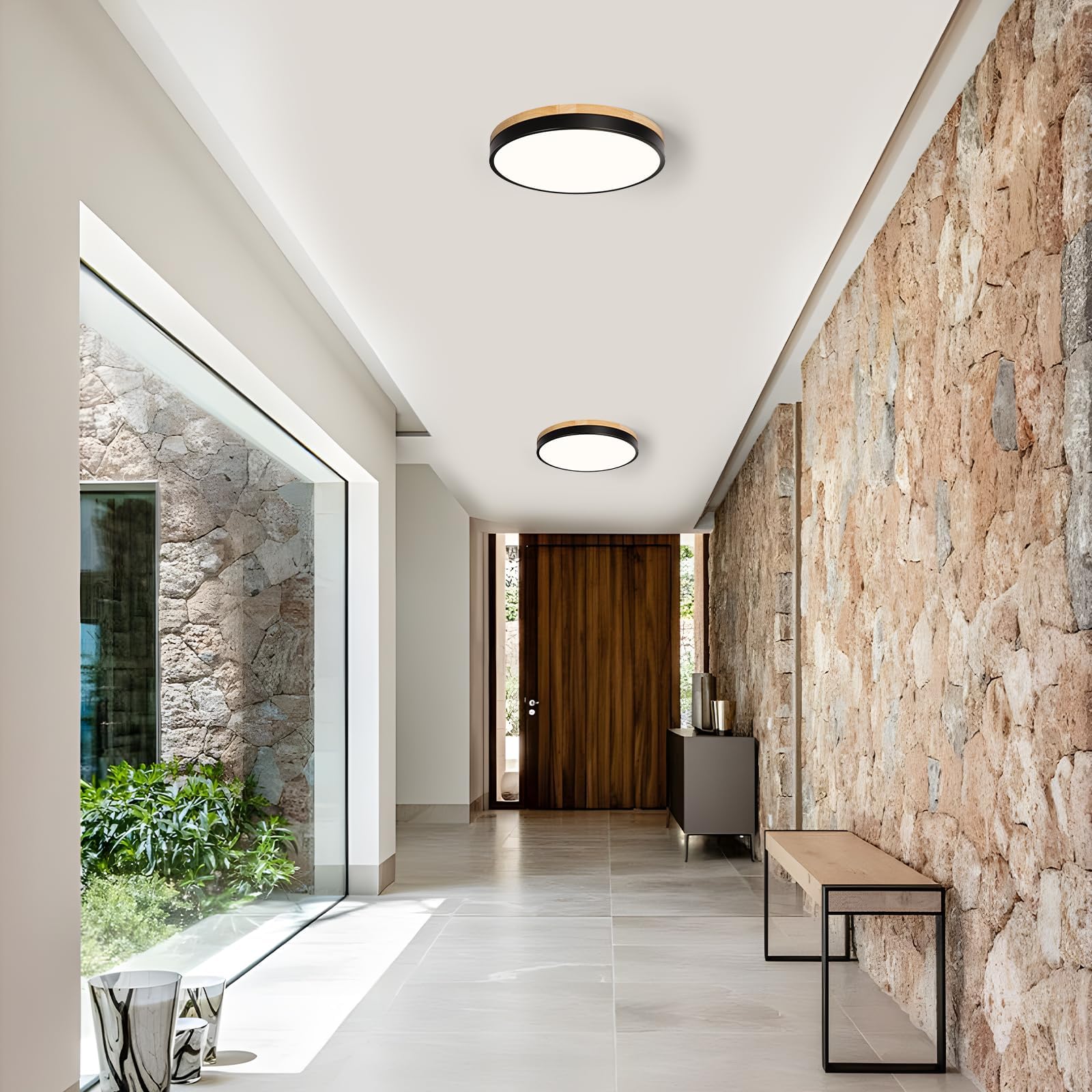 VIOLOEMI oak-and-metal finish complements contemporary interiors